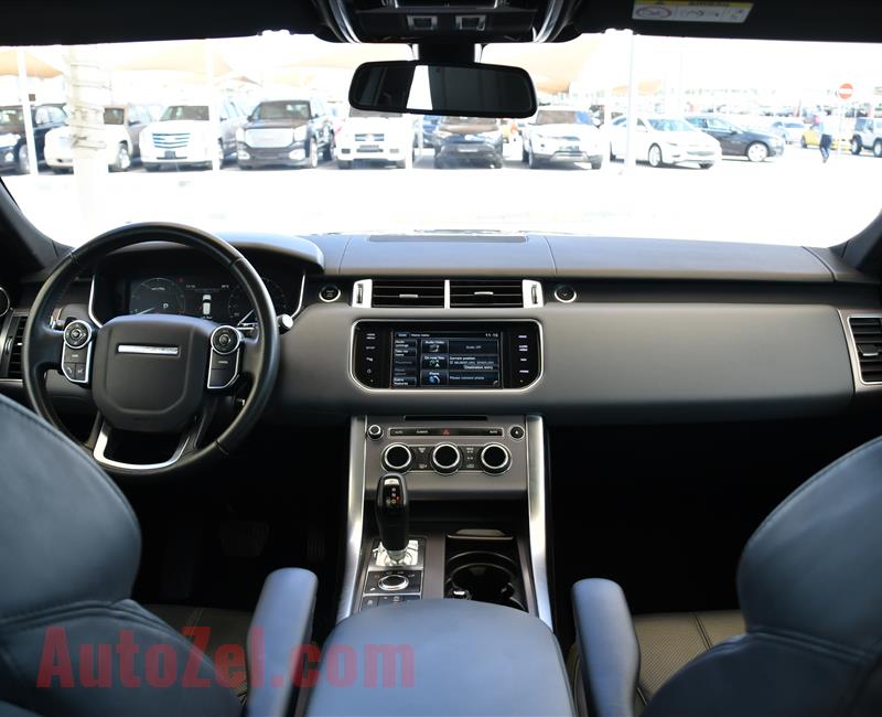 RANGE ROVER SUPERCHARGED- 2015- GRAY- 78 000 KM- GCC SPECS