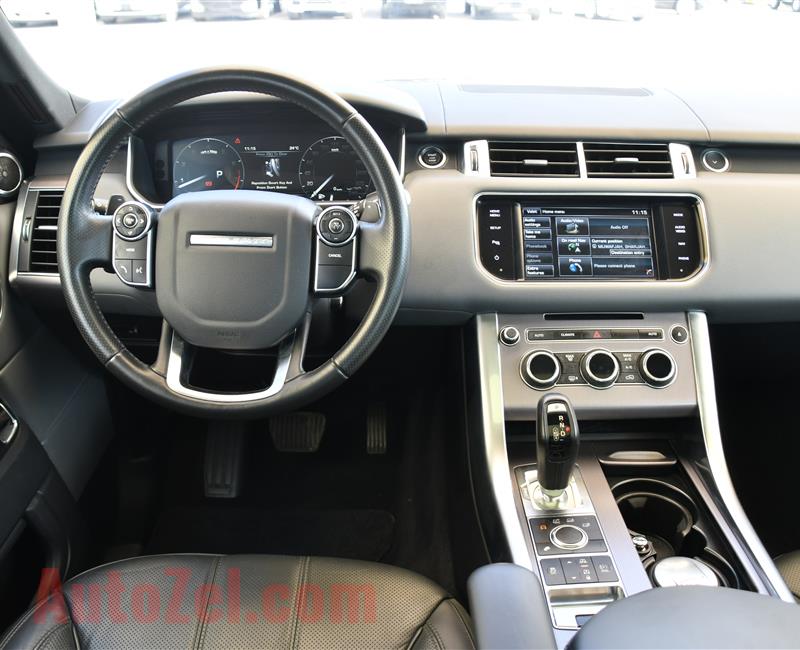 RANGE ROVER SUPERCHARGED- 2015- GRAY- 78 000 KM- GCC SPECS