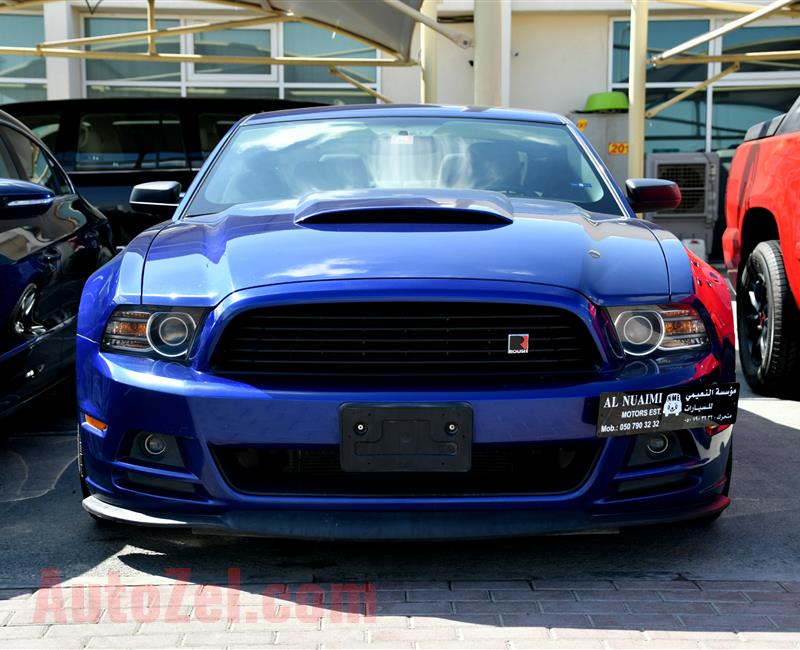 FORD MUSTANG- 2013- BLUE- 196 000 KM- GCC SPECS