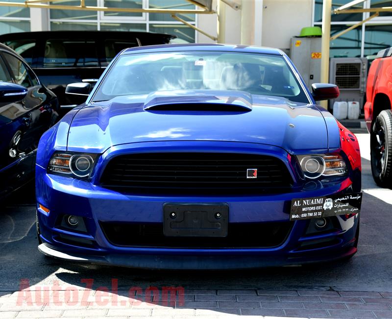 FORD MUSTANG- 2013- BLUE- 196 000 KM- GCC SPECS