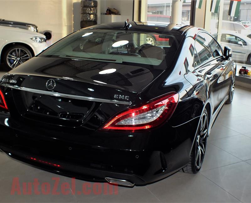 MERCEDES-BENZ CLS400- 2017- BLACK- 21 000 KM- GCC SPECS