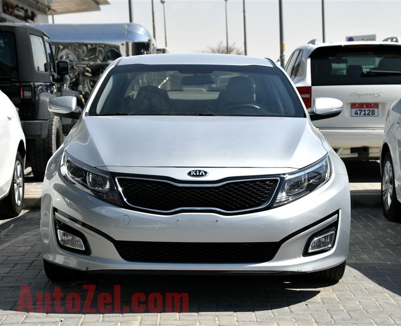 KIA OPTIMA- 2016- SILVER- 130 000 KM- GCC