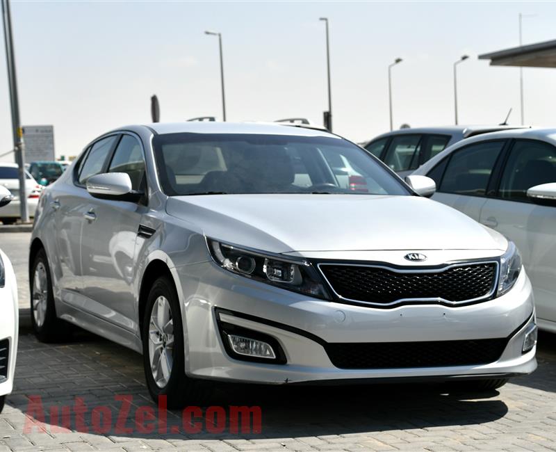 KIA OPTIMA- 2016- SILVER- 130 000 KM- GCC