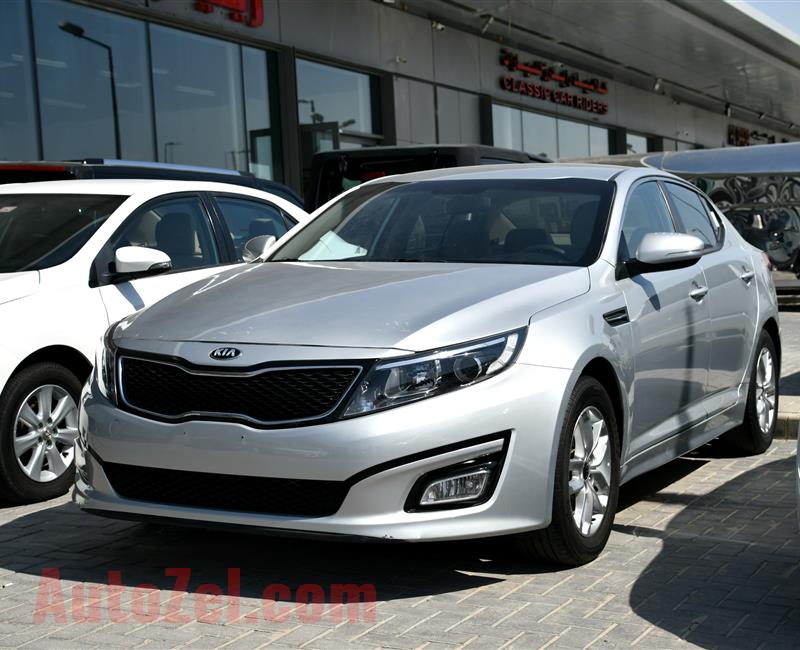 KIA OPTIMA- 2016- SILVER- 130 000 KM- GCC