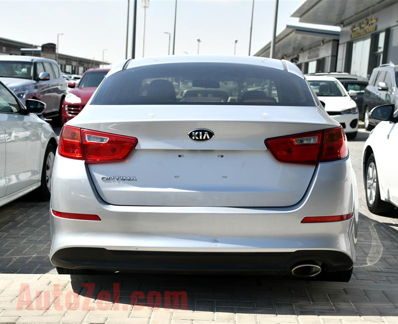 KIA OPTIMA- 2016- SILVER- 130 000 KM- GCC