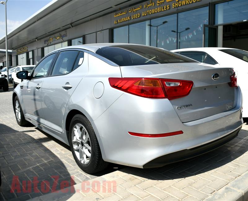 KIA OPTIMA- 2016- SILVER- 130 000 KM- GCC