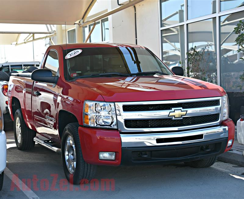 CHEVROLET SILVERADO MODEL 2010 - RED - 278,000 KM -V8 - GCC 