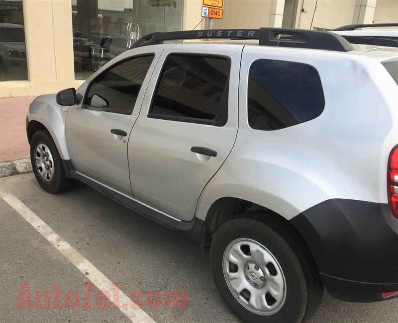 Renault Duster- Silver color- 2015 -Used Car for Sale