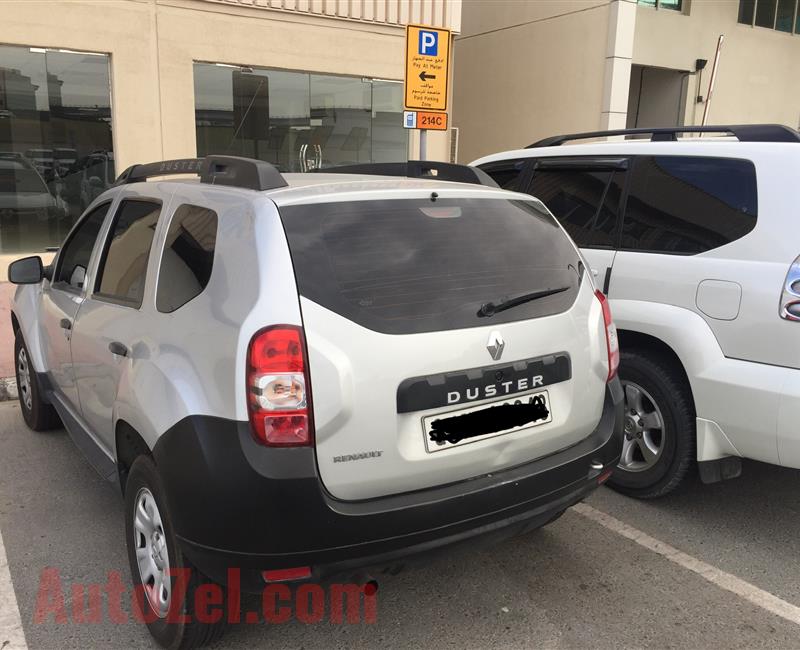 Renault Duster- Silver color- 2015 -Used Car for Sale