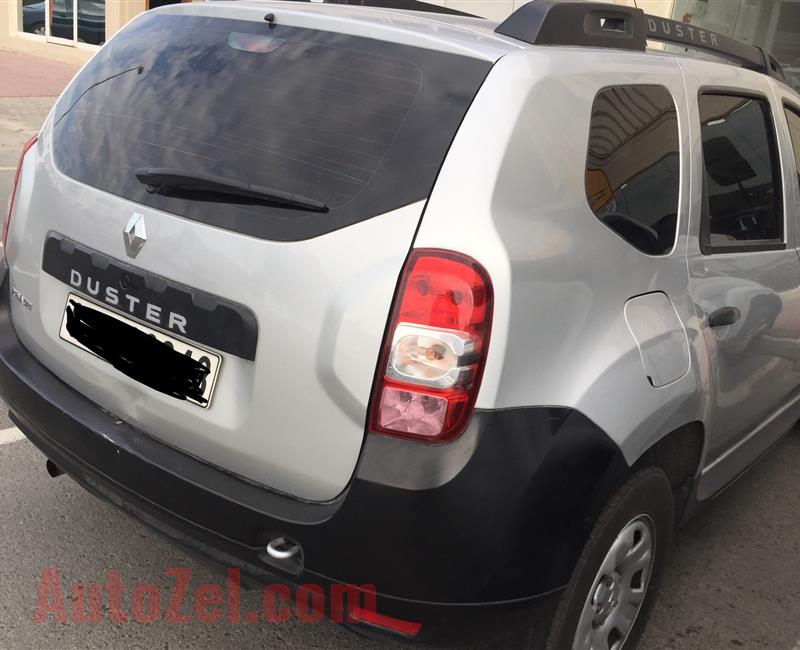 Renault Duster- Silver color- 2015 -Used Car for Sale