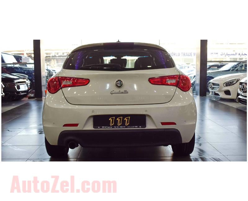 ALFA ROMEO GIULIETTA- 2013- WHITE- 69 000 KM- GCC SPECS