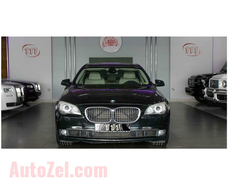 BMW 750 LI, V8- 2012- BLACK- 110 000 KM- GCC