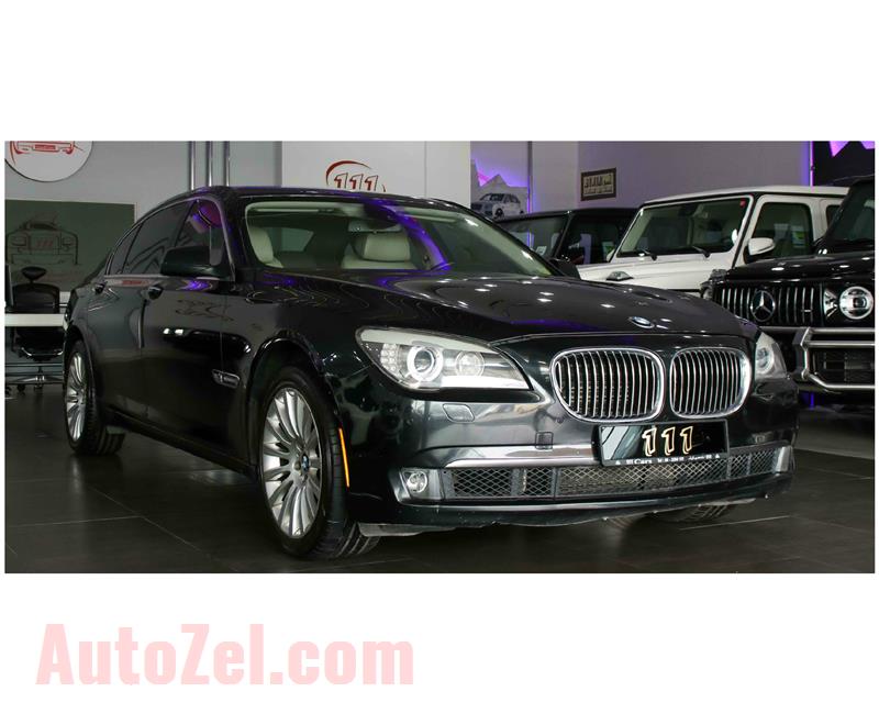 BMW 750 LI, V8- 2012- BLACK- 110 000 KM- GCC