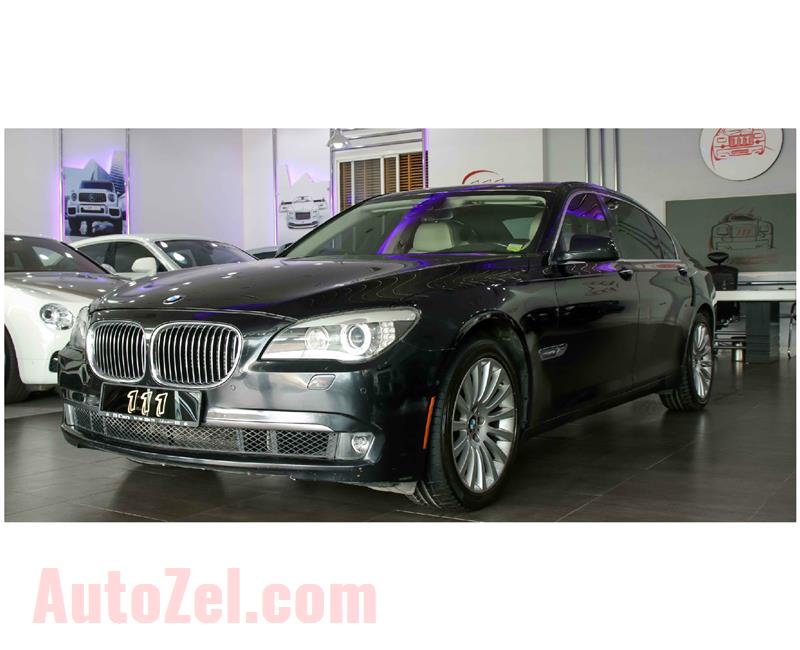 BMW 750 LI, V8- 2012- BLACK- 110 000 KM- GCC