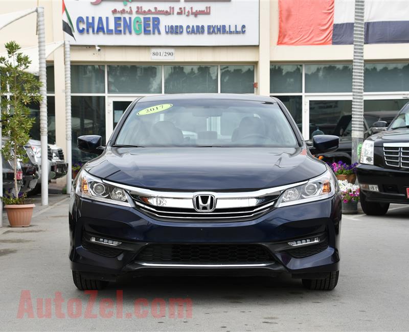 HONDA ACCORD- 2017- BLUE- 7 000 MILES- AMERICAN SPECS