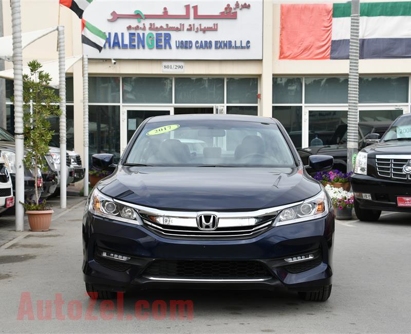 HONDA ACCORD- 2017- BLUE- 7 000 MILES- AMERICAN SPECS