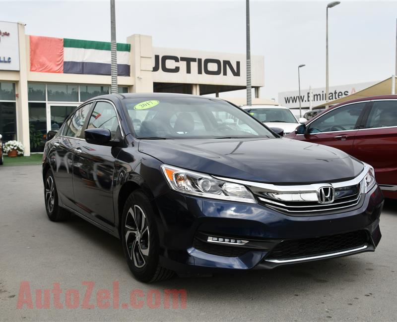 HONDA ACCORD- 2017- BLUE- 7 000 MILES- AMERICAN SPECS