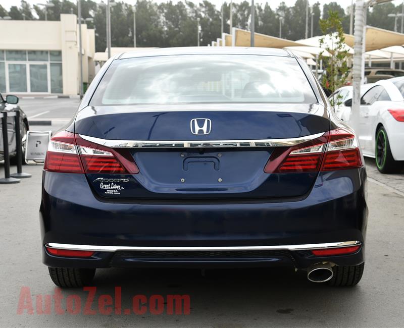 HONDA ACCORD- 2017- BLUE- 7 000 MILES- AMERICAN SPECS