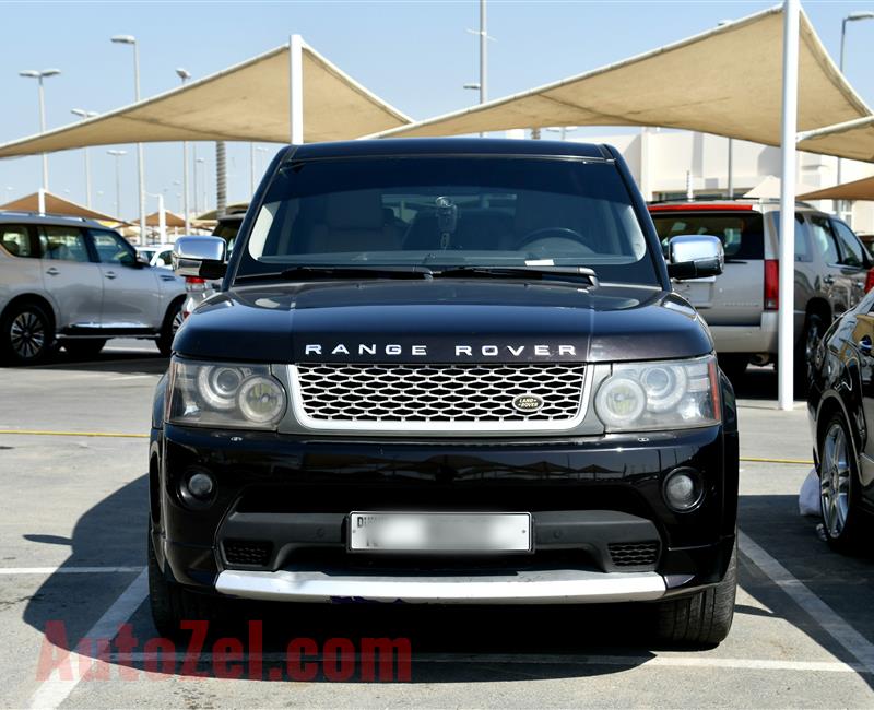 RANGE ROVER SPORT HSE- 2009- BLACK- 175 000 KM- GCC SPECS