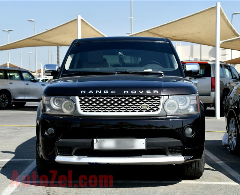 RANGE ROVER SPORT HSE- 2009- BLACK- 175 000 KM- GCC SPECS