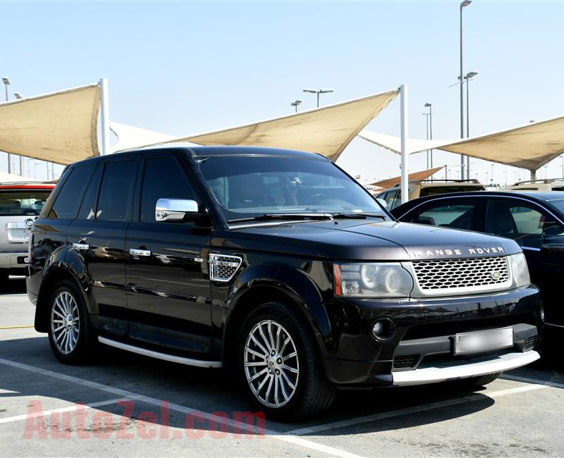 RANGE ROVER SPORT HSE- 2009- BLACK- 175 000 KM- GCC SPECS