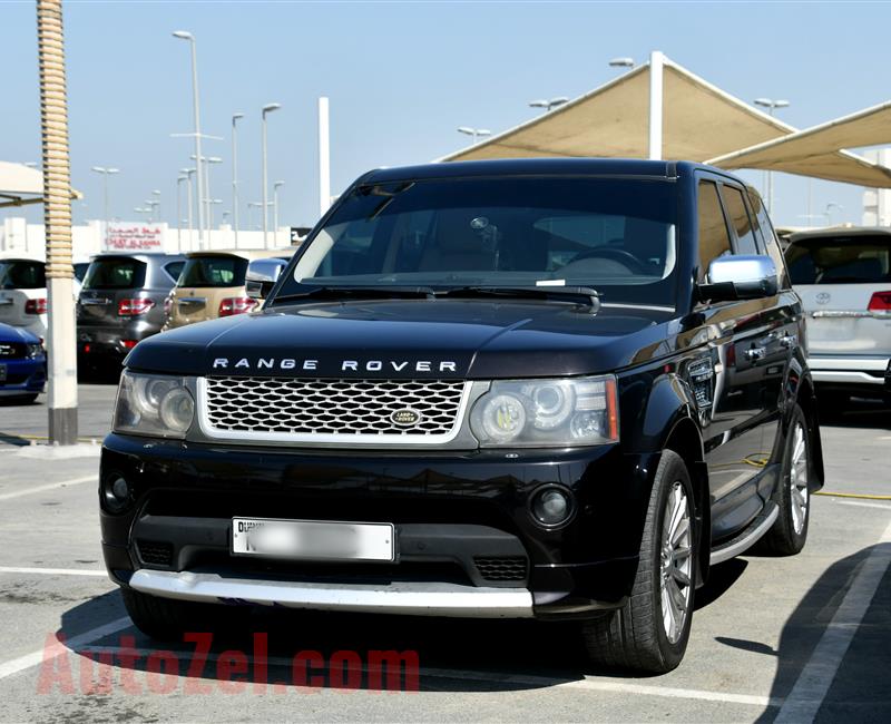 RANGE ROVER SPORT HSE- 2009- BLACK- 175 000 KM- GCC SPECS