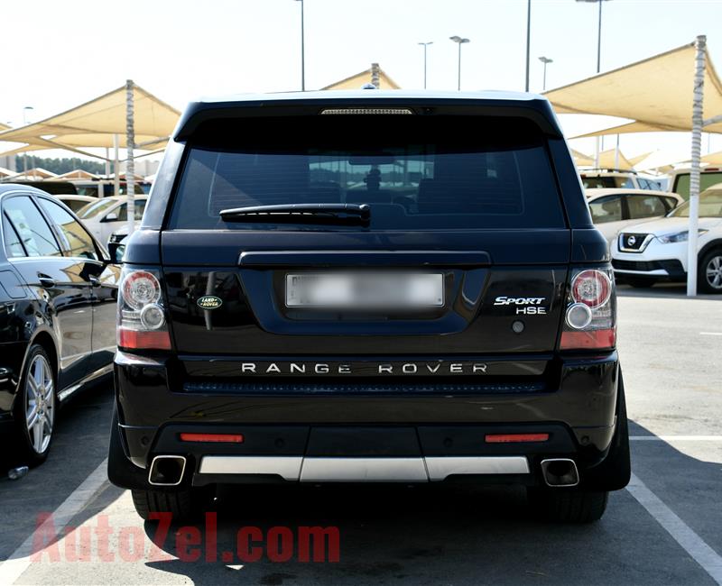 RANGE ROVER SPORT HSE- 2009- BLACK- 175 000 KM- GCC SPECS