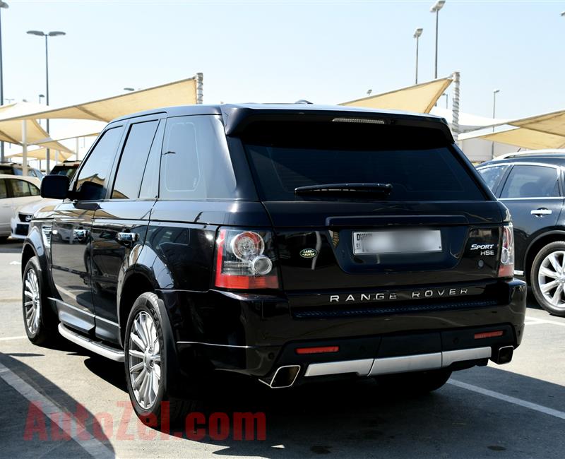 RANGE ROVER SPORT HSE- 2009- BLACK- 175 000 KM- GCC SPECS