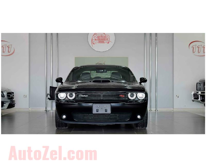 DODGE CHALLENGER SHAKER R/T- 2016- BLACK- 29 000 KM