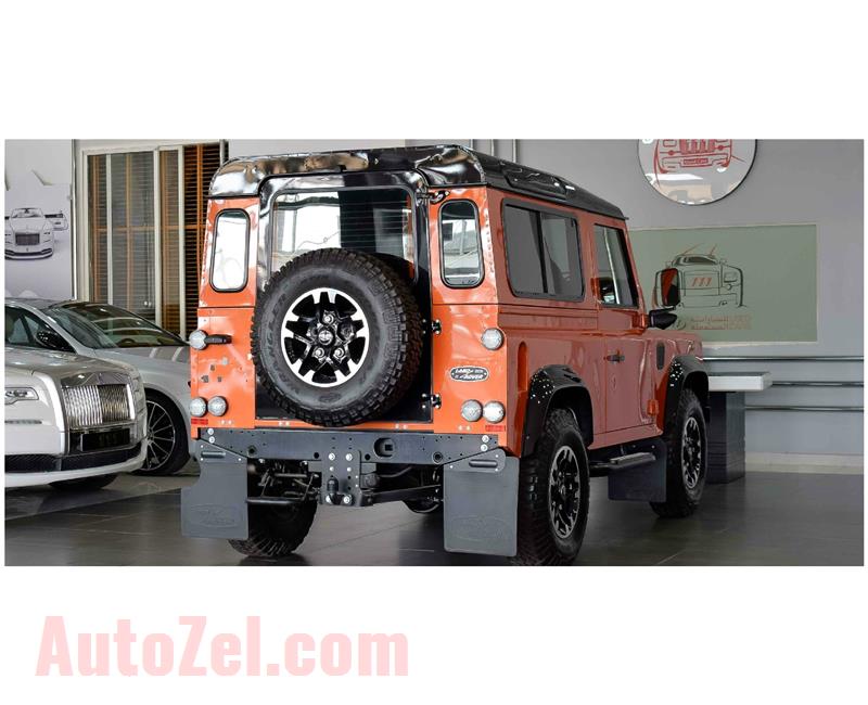 BRAND NEW LAND ROVER DEFENDER- 2016- ORANGE- GCC SPECS