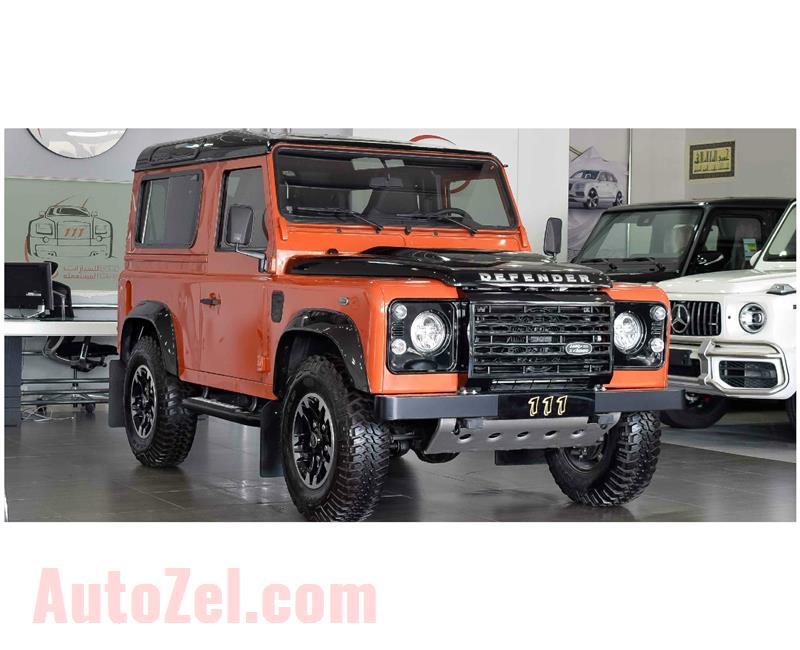 BRAND NEW LAND ROVER DEFENDER- 2016- ORANGE- GCC SPECS