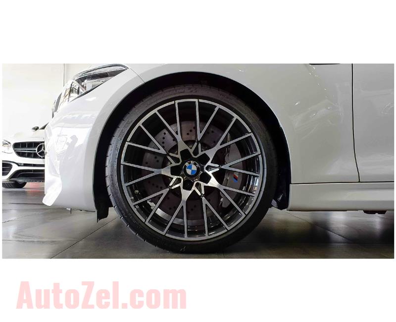 BMW M2 COMPETITION PACKAGE- 2019- WHITE- 4 000 KM- GCC SPECS