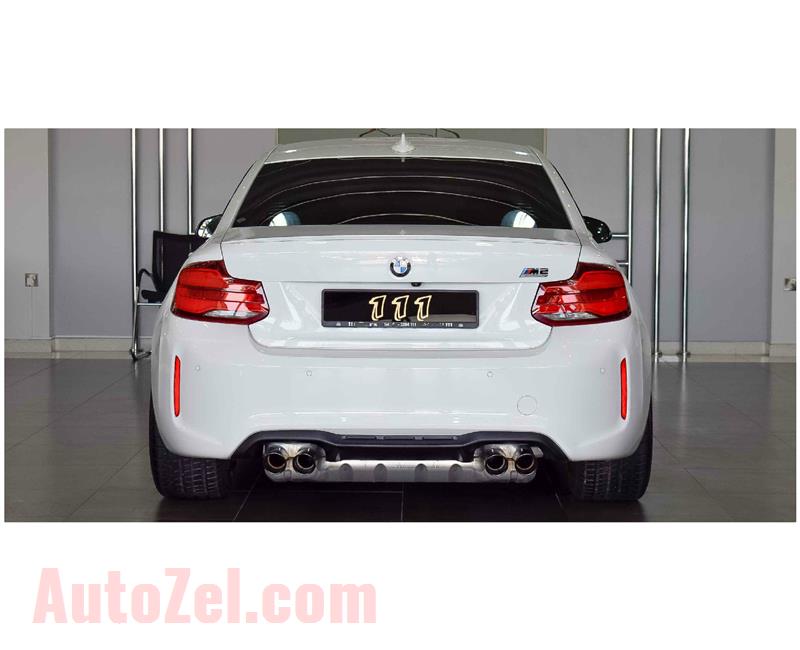 BMW M2 COMPETITION PACKAGE- 2019- WHITE- 4 000 KM- GCC SPECS