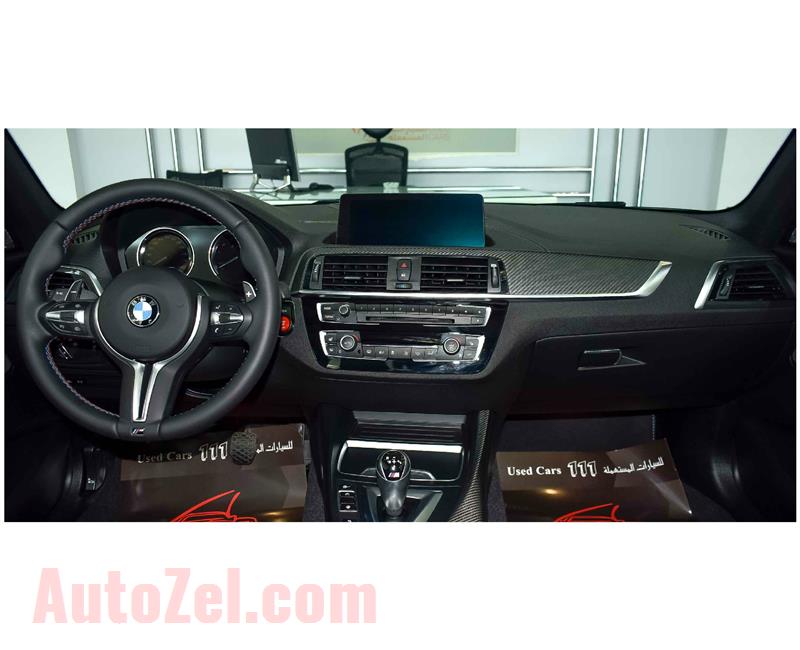 BMW M2 COMPETITION PACKAGE- 2019- WHITE- 4 000 KM- GCC SPECS