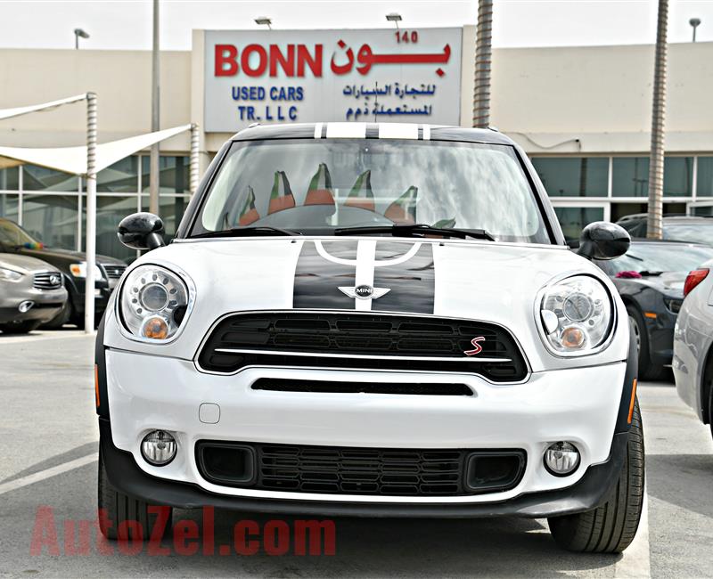 MINI COOPER S PACEMAN MODEL 2014 - WHITE - 19,000 KM - V4 - CAR SPECS IS AMERICAN 