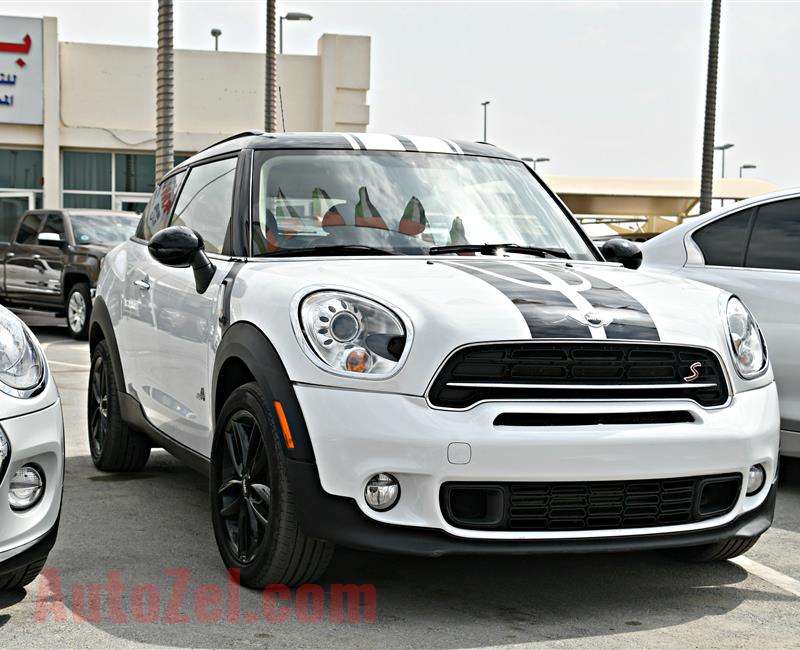 MINI COOPER S PACEMAN MODEL 2014 - WHITE - 19,000 KM - V4 - CAR SPECS IS AMERICAN 