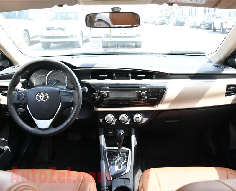 TOYOTA COROLLA- 2015- WHITE- 65 000 KM- GCC SPECS