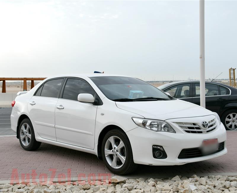 TOYOTA COROLLA 1.8- 2013- WHITE- 150 000 KM- GCC