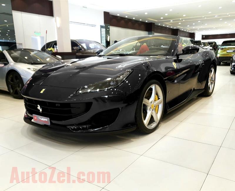 BRAND NEW FERRARI PORTOFINO- 2019- BLACK- 0 KM- GCC