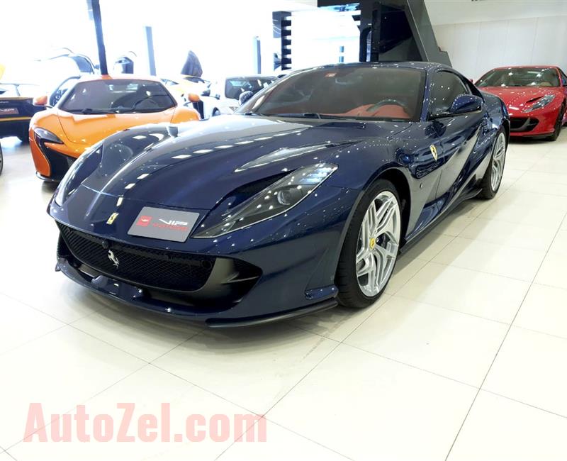 BRAND NEW FERRARI 812 SUPERFAST- 2018- BLUE- 0 KM- GCC