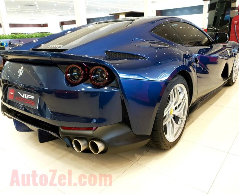 BRAND NEW FERRARI 812 SUPERFAST- 2018- BLUE- 0 KM- GCC