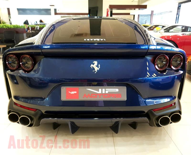 BRAND NEW FERRARI 812 SUPERFAST- 2018- BLUE- 0 KM- GCC