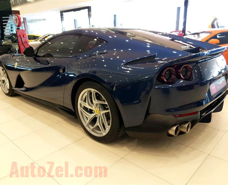 BRAND NEW FERRARI 812 SUPERFAST- 2018- BLUE- 0 KM- GCC