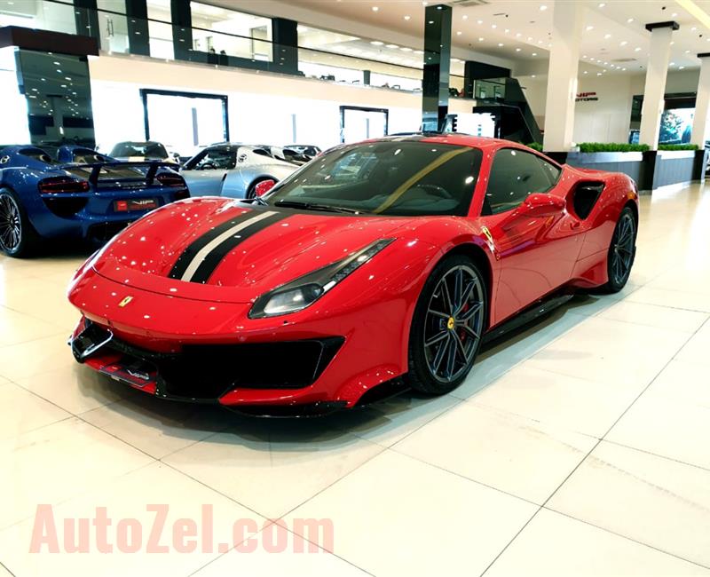 BRAND NEW FERRARI 488 PISTA- 2019- GCC- 1000 KM- FULL CARBON IN – OUT- GCC