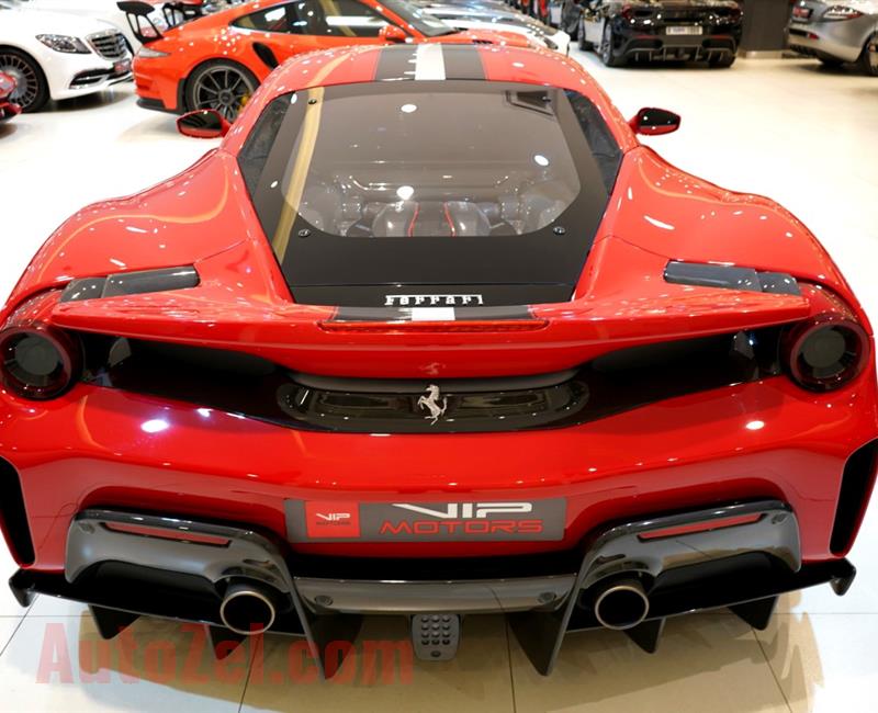 BRAND NEW FERRARI 488 PISTA- 2019- GCC- 1000 KM- FULL CARBON IN – OUT- GCC