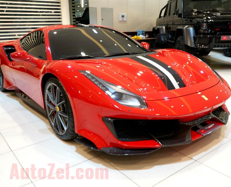 BRAND NEW FERRARI 488 PISTA- 2019- GCC- 1000 KM- FULL CARBON IN – OUT- GCC