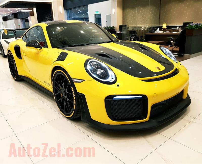 PORSCHE CARRERA 911 GT2 RS- 2018- YELLOW- 2 000 KM- GCC