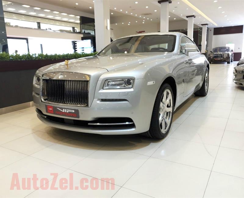 ROLLS ROYCE WRAITH- 2015- SILVER- 11 000 KM- GCC