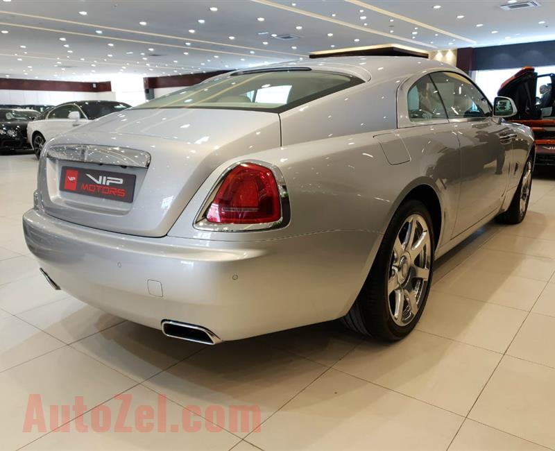 ROLLS ROYCE WRAITH- 2015- SILVER- 11 000 KM- GCC