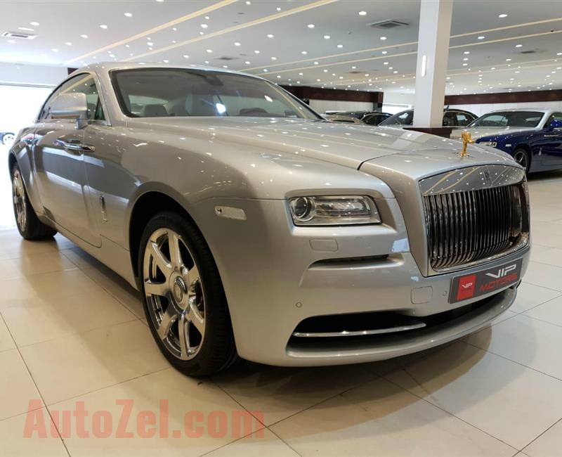 ROLLS ROYCE WRAITH- 2015- SILVER- 11 000 KM- GCC